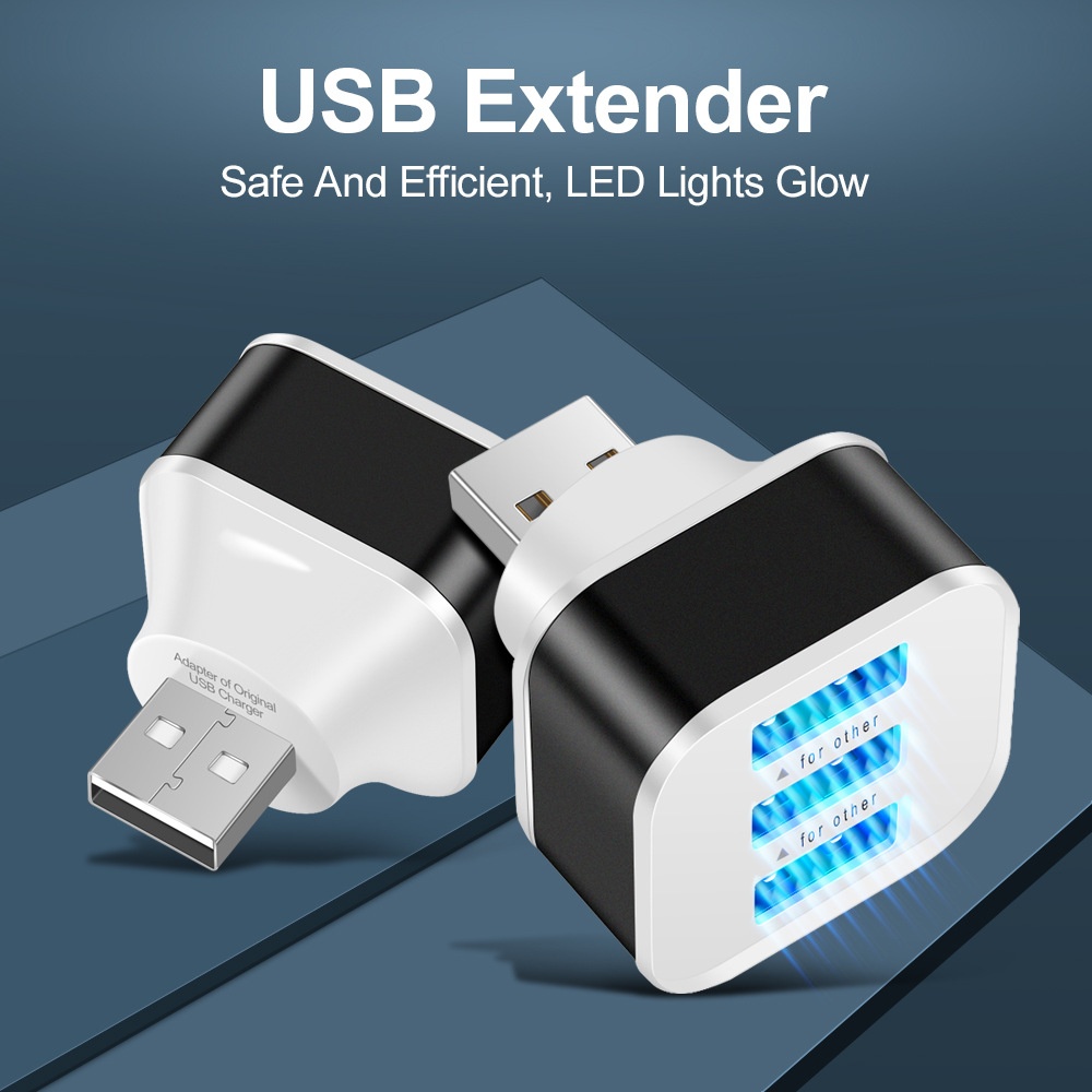 Laptop Tablet Accessories - 3 Port USB Yuvaları Adaptörü USB