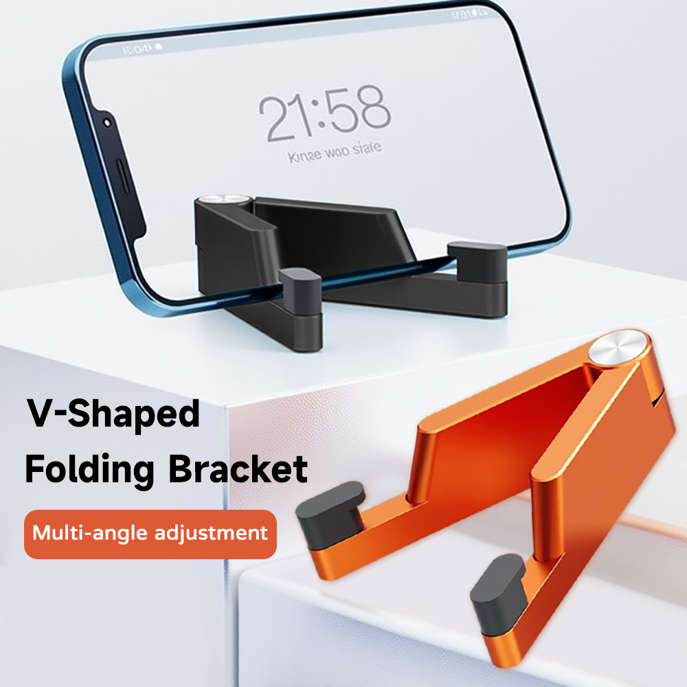 Tablet Ipad Accessories - V-Şekilli Katlanır Braket Çok Açılı Ayarlanabilir