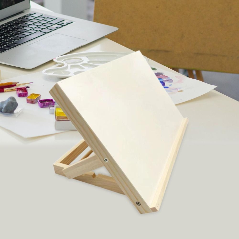 Tablet Accessories Kit - Katlanabilir Masa Şövale Hafif Taşınabilir Ahşap