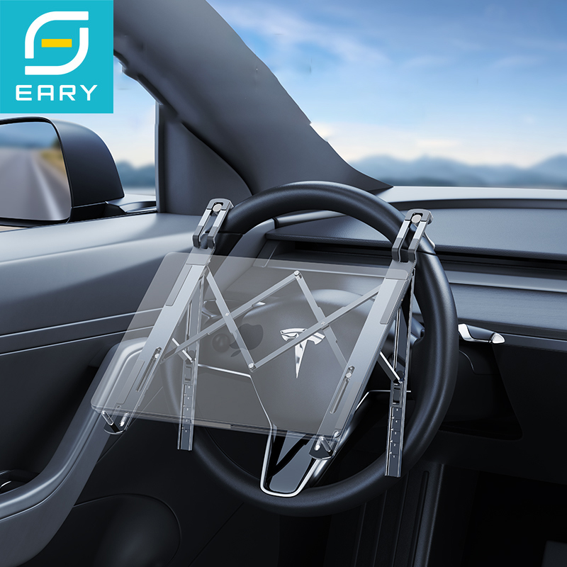 Tesla Tablet Accessories - Eary Araba Dizüstü Bilgisayar Montajı Direksiyon