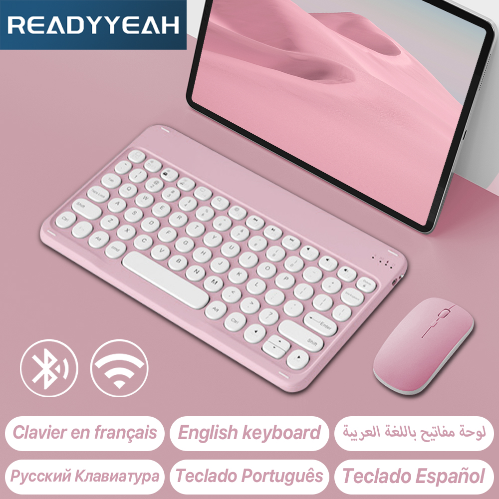 Tablet Accessories Kit - Apple Samsung için kablosuz klavye ve