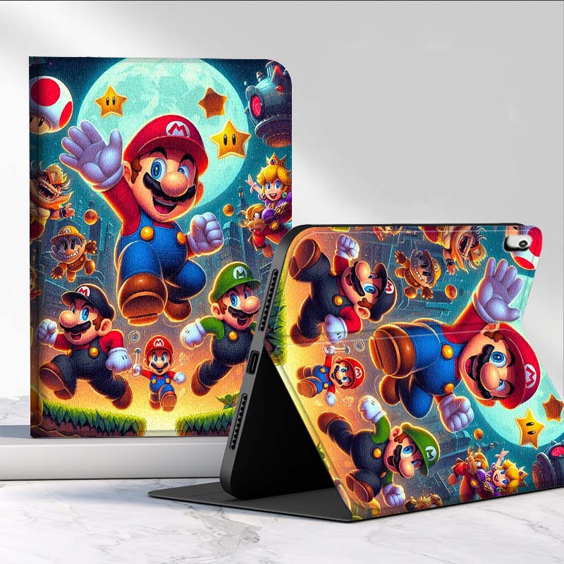 Tablet Accessories Samsung - Karikatür M-Marios Sanatı Samsung Galaxy Tab