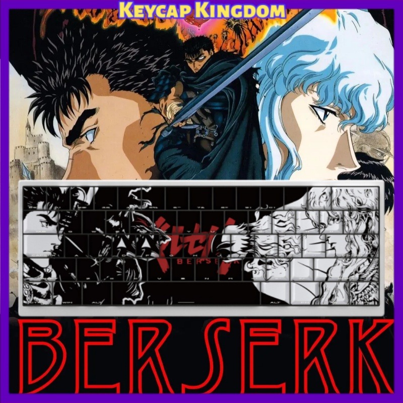 Tablet Pc Accessories - BERSERK Tema Anime Klavye Tuş Takımı
