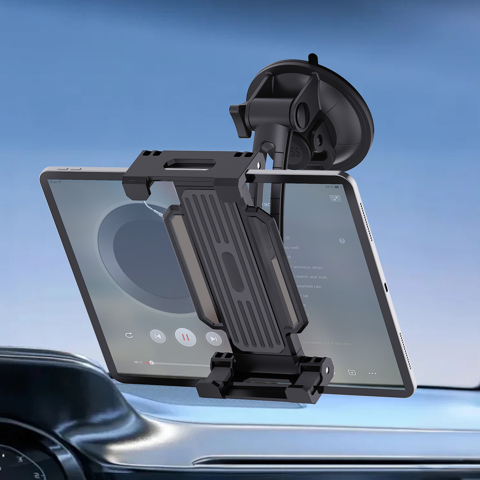 Tablet Car Mount - Evrensel Araba Dashboard Ön Cam Montaj