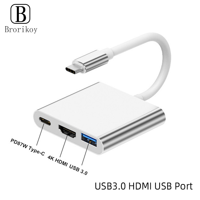 3'ü 1 arada USB Type C Hub, 4K - Tablet Ipad Accessories incelemesi ve fiyatı