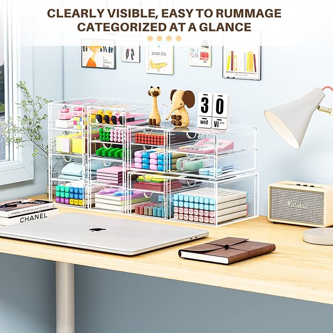 3 Parça Şeffaf Akrilik Saklama - Case With Pencil Holder incelemesi ve fiyatı