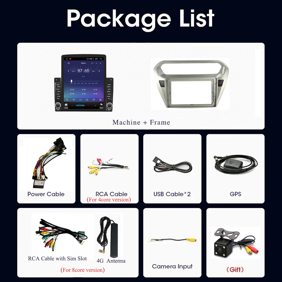 8G + 128G Android 14 Peugeot 3 - Tablet Danish Mobile & Accessories Faisalabad incelemesi ve fiyatı