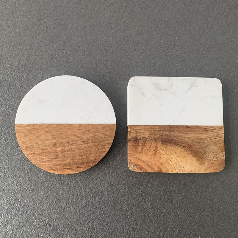 Mermer Coaster ahşap dikiş Coa - Tablet Accessories Kit incelemesi ve fiyatı