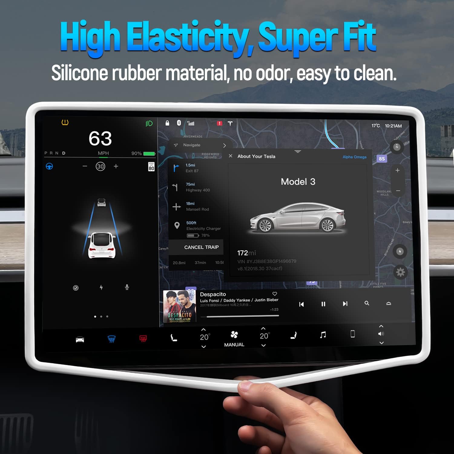 Tesla Model 3 Y Highland Ekran - Tesla Tablet Accessories incelemesi ve fiyatı