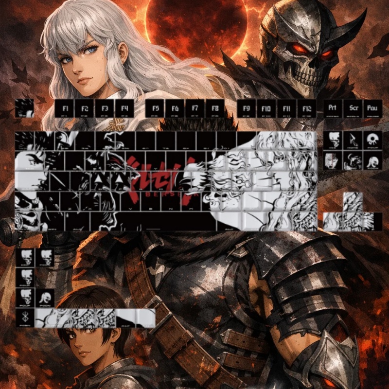 BERSERK Tema Anime Klavye Tuş  - Tablet Pc Accessories incelemesi ve fiyatı