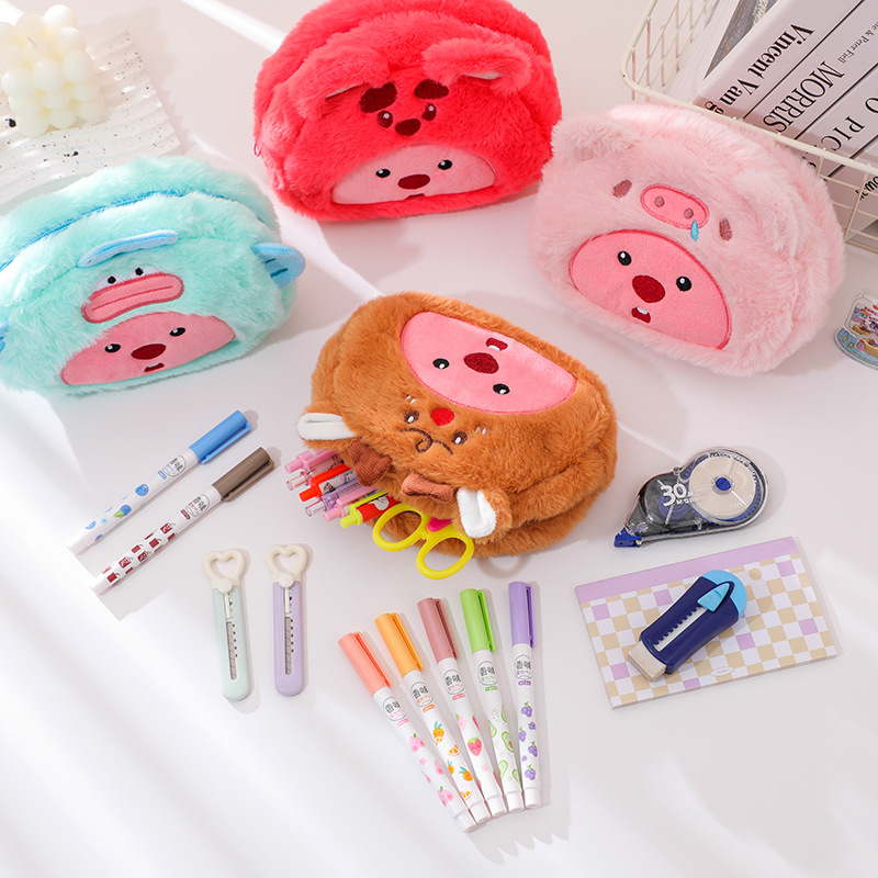 Karikatür peluş kalem çantası  - Case With Pencil Holder incelemesi ve fiyatı
